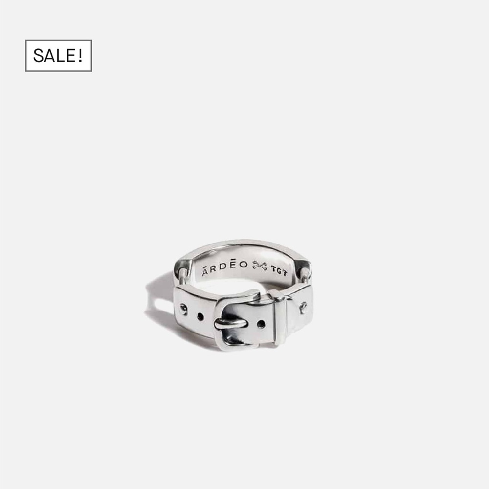 Ardeo x TGF Silver Belt Ring